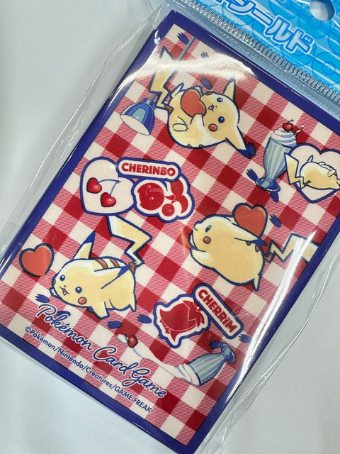 Pokemon Card Game Deck Shield Pikachu & Heart Sleeves 64pcs 66x92mm Pokemon Center Official