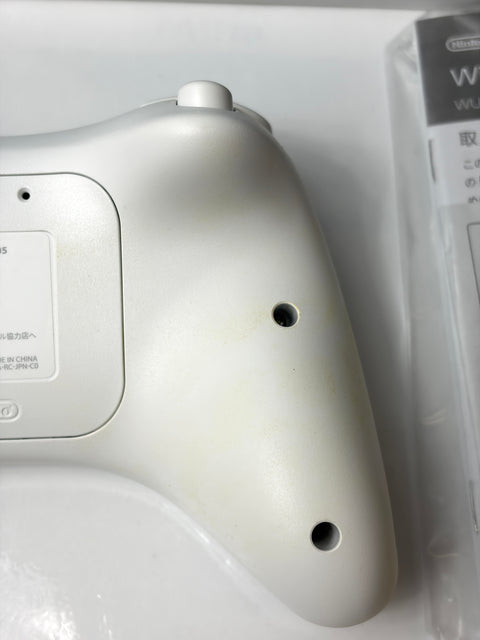 Nintendo Wii U Pro Controller White WUP-005 Official Boxed CIB
