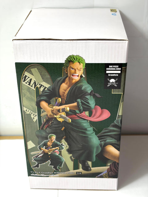 NEW ONE PIECE Grandista Roronoa Zoro Wano Country Kimono Figure BANPRESTO Prize