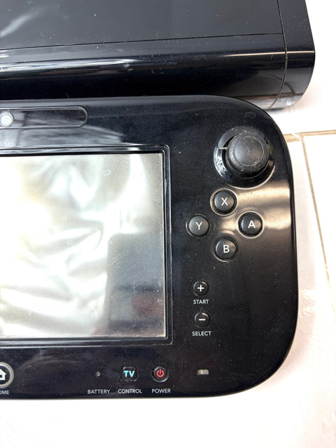 Nintendo Wii U Console System 32GB Black Premium Set WUP-101 GamePad Only Works　NTSC-JNTSC-J