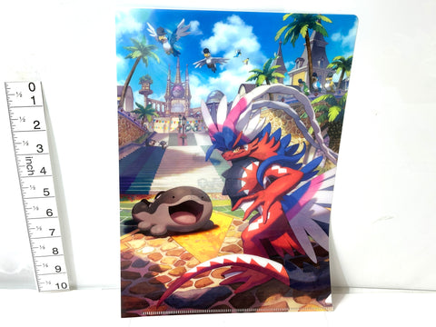 Pokemon Card Game Scarlet & Violet Lawson Exclusive A4 Clear File Complete Set