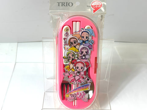 Ojamajo Doremi Lunch Box Cutlery Push Trio Set of 5 Rare Japan Exclusive