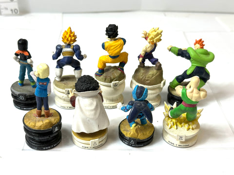 Dragon Ball Chess Piece Collection Figure Set of 9 Bandai Japan Exclusive