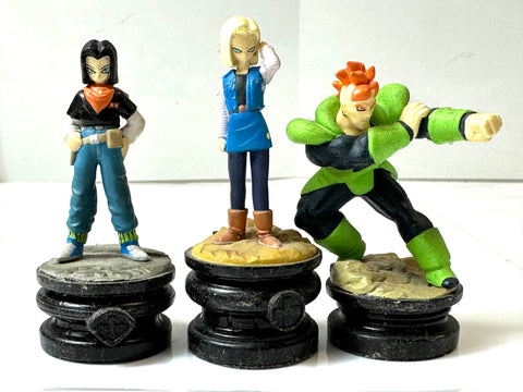 Dragon Ball Chess Piece Collection Figure Set of 9 Bandai Japan Exclusive