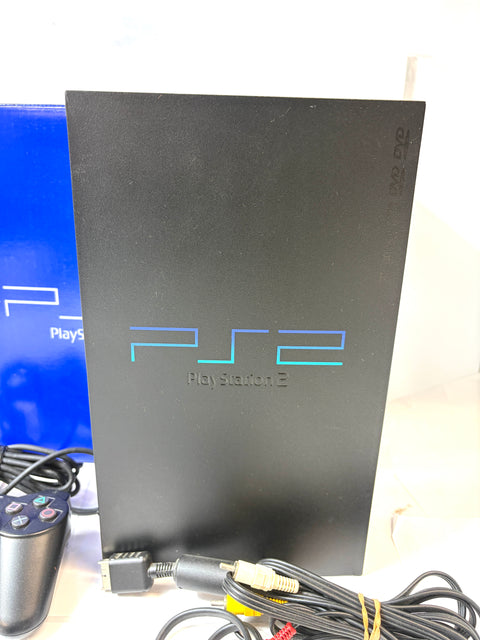 Sony PlayStation 2 PS2 Console Set Boxed Japan Version SCPH-15000 tested As-Is