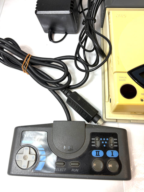 PC Engine Core Grafx + CD-ROM² + Interface Unit Set NEC Japan Untested