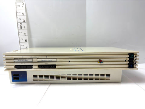 Sony PlayStation 2 PS2 Console Ceramic White SCPH-50000 with Cables Japan Version tested