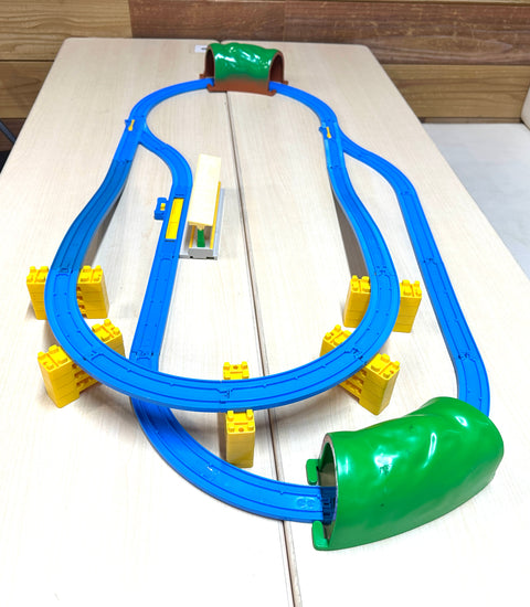 Tomica Plarail Layout Tunnel Overpass with Station Track Set Japanese Train Toy Japan