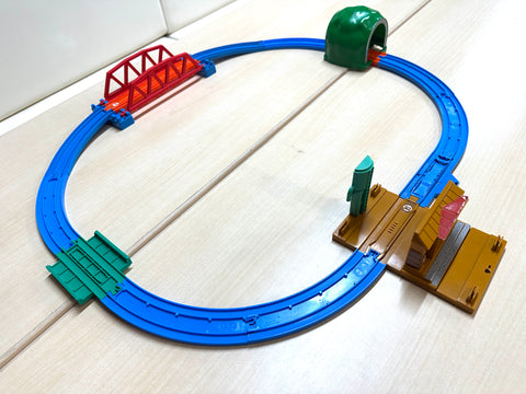 Tomica Plarail Layout C62 Steam Locomotive Set Track Only No Train Japan