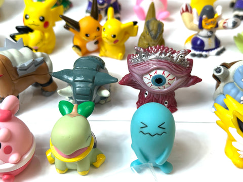 Pokemon Finger Puppet Figure Lot Set Mini Soft Vinyl Figures Japan