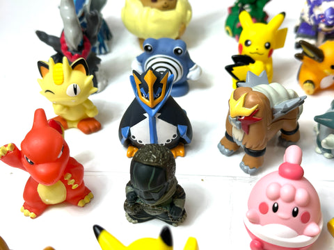 Pokemon Finger Puppet Figure Lot Set Mini Soft Vinyl Figures Japan