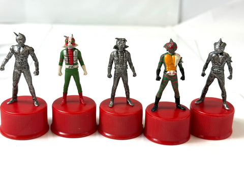 Kamen Rider Bottle Cap Figure Lot Set of 53 Seven-Eleven 7-Eleven Exclusive