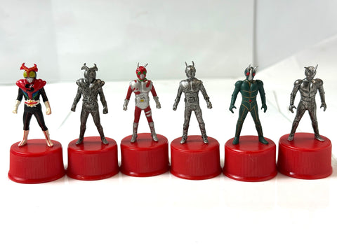 Kamen Rider Bottle Cap Figure Lot Set of 53 Seven-Eleven 7-Eleven Exclusive