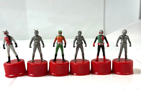 Kamen Rider Bottle Cap Figure Lot Set of 53 Seven-Eleven 7-Eleven Exclusive