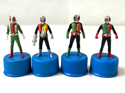Kamen Rider Bottle Cap Figure Lot Set of 53 Seven-Eleven 7-Eleven Exclusive