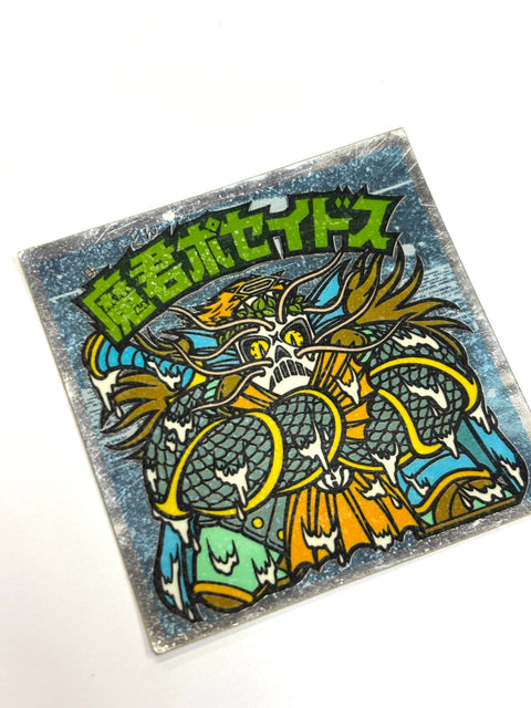 Bikkuriman Sticker Akuma VS Tenshi Makun Poseidos Lotte JAPAN