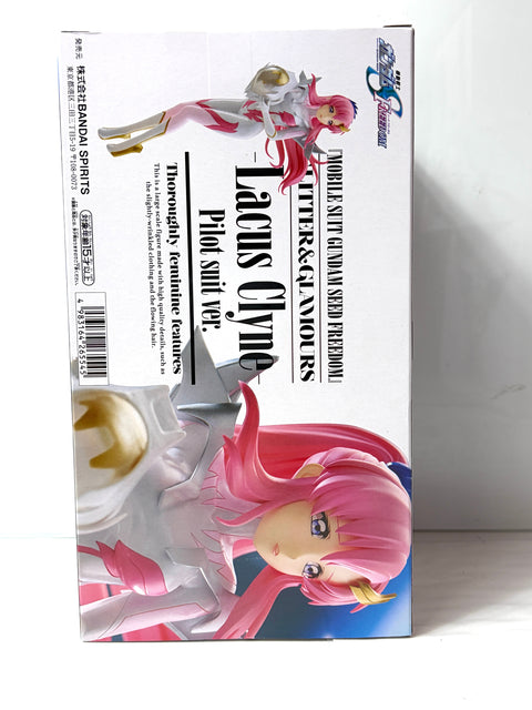 Mobile Suit Gundam SEED FREEDOM GLITTER & GLAMOURS Lacus Clyne Pilot Suit Ver. Prize Figure BANPRESTO BANDAI SPIRITS