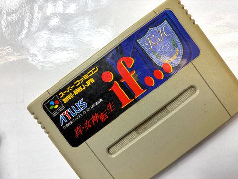 Shin Megami Tensei if SMT Persona Super Famicom SNES Nintendo Japan Atlus RPG