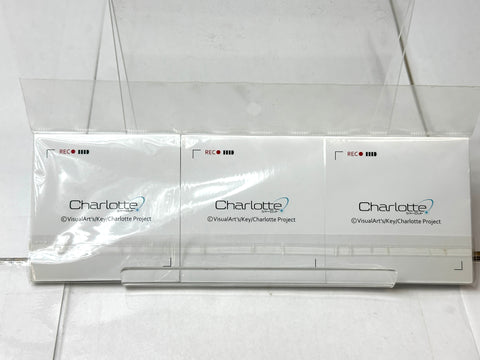 Charlotte Flip Animation Memo Pad Sticky Notes Yuu/Nao/Ayumi