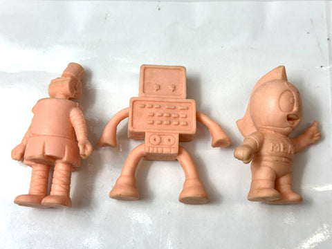 MARUKOSHI Kinnikuman Deka Keshi Kinkeshi Rubber Eraser Figures Lot of 25