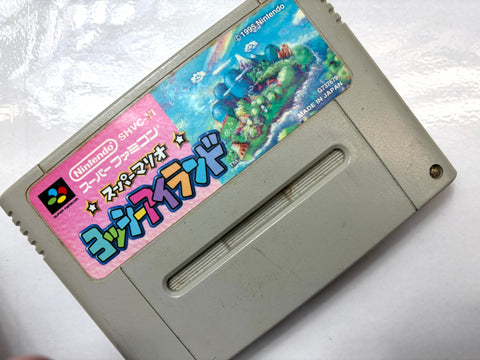 Super Mario World 2 Yoshi's Island Super Famicom SNES Nintendo Japan Game Cart