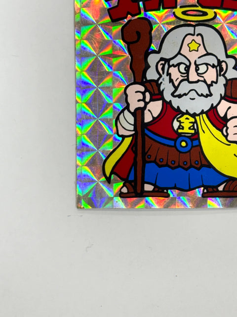 Lotte Bikkuriman Sticker Vol.1 Head Super Zeus Vintage JAPAN