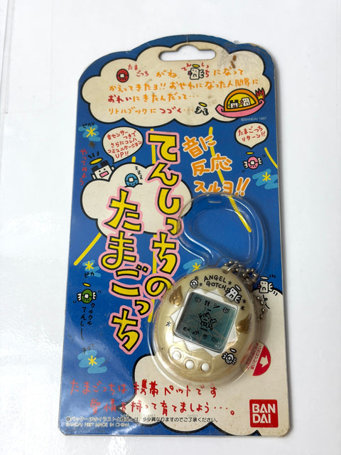 Tenshi no Tamagotchi Angelgotch White 1997 w/ Backer Card Bandai