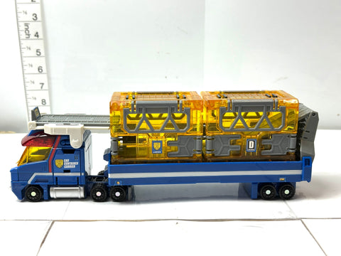 TAKARA TOMY Tomica Hyper Blue Police Container Carrier Truck