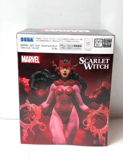 MARVEL ACT/CUT Premium Figure Scarlet Witch SEGA
