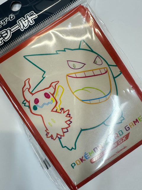 Pokemon Card Game Deck Shield Gengar & Mimikyu TAG TEAM GX Sleeves 64pcs 66x92mm Official