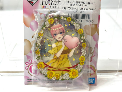 Ichiban Kuji Quintuplets G Prize 2022 Birthday Ver. Acrylic Stand 5 Set