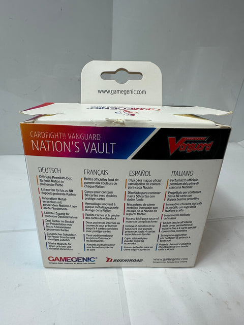 Cardfight!! Vanguard Deck Case Storage Box Bushiroad Official Card Holder Japan (Box Damaged)