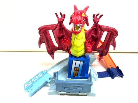 Hot Wheels Dragon Smash Race Track Playset Rail Course by Mattel