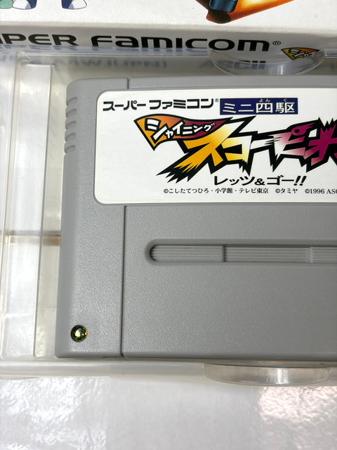 Bakusou Kyoudai Let's & Go!! Shining Scorpion Super Famicom SNES Boxed Mini 4WD