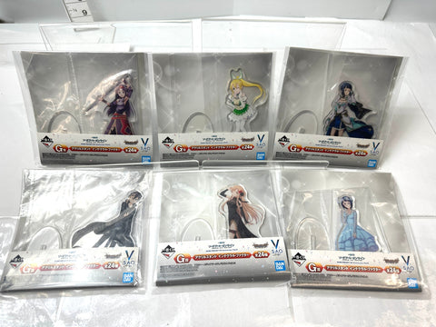 BANDAI Ichiban Kuji Sword Art Online G/F Prize Acrylic Stand Lot of 40
