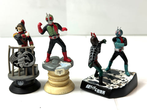 JUNK Kamen Rider Figure Lot Kaijin Meikan Glory of 9 Riders Collection Set Japan