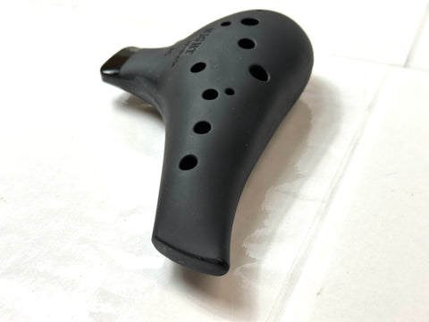 Night by Noble Plastic Ocarina AC Black Rubber Finish Japan