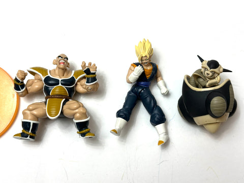 Dragon Ball Posing Figures Assorted Lot Ginyu/Majin Buu/Tien As-Is Junk