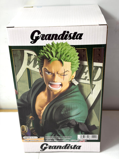 NEW ONE PIECE Grandista Roronoa Zoro Wano Country Kimono Figure BANPRESTO Prize