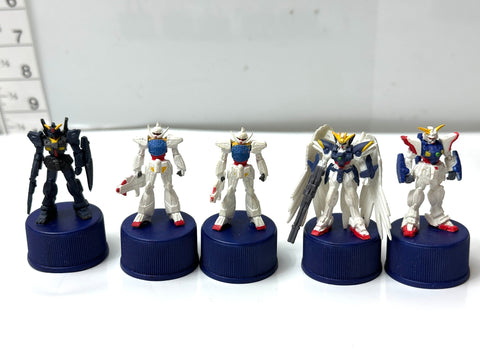 Pepsi Gundam Bottle Cap Figure Collection 37pcs Set Junk As-Is Lot Japan
