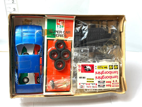 LS 1/24 Lamborghini Urraco P300 Plastic Model Kit Discontinued OOP