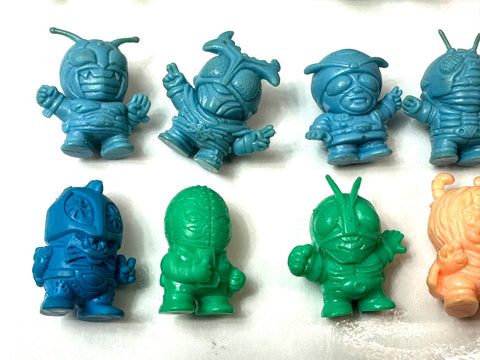 Kamen Rider Club Keshi Figure Set Vintage Japan Mini PVC Toys Lot