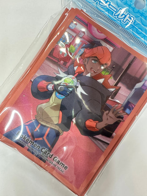 Pokemon Card Game Deck Shield Pokemon Trainers Off Shot Raihan Sleeves 64pcs 66x92mm Pokemon Center Official