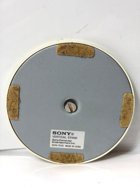 Sony PS2 Slim Vertical Stand Ceramic White Silver SCPH-70110 Official Japan