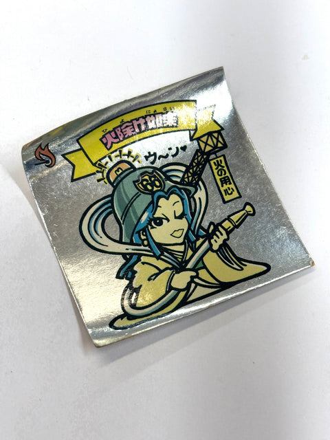 Lotte Bikkuriman Akuma VS Tenshi Sticker Hiyoke Nyorai JAPAN