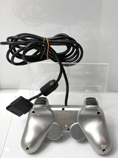 Sony PlayStation 2 PS2 DualShock 2 Controller Satin Silver SCPH-10010 Official OEM