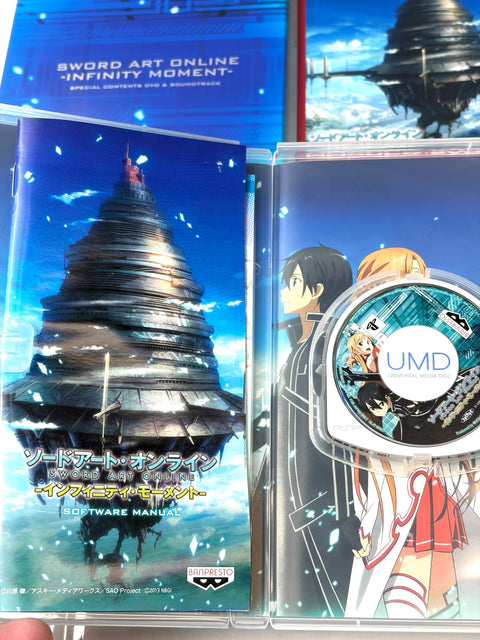 Sword Art Online Infinity Moment PSP Limited Edition Box CD DVD SAO Japan