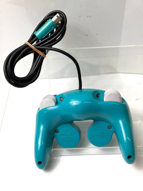 Nintendo GameCube Controller DOL-003 Emerald Blue Damage on Stick JPNNintendo GameCube Controller DOL-003 Emerald Blue Damage on Stick JPN