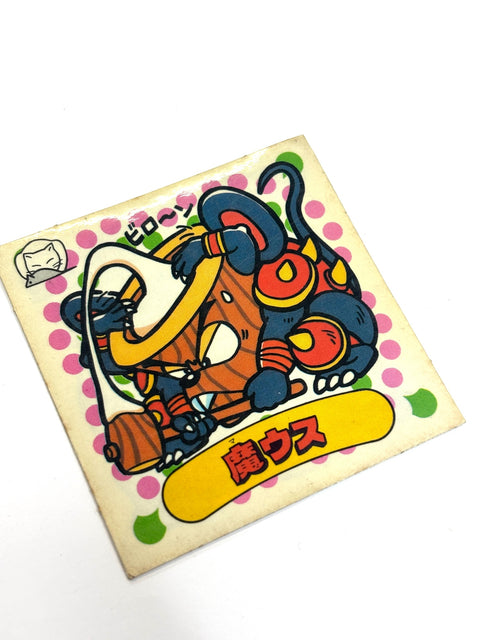 Lotte Bikkuriman Akuma VS Tenshi Sticker Mausu JAPAN