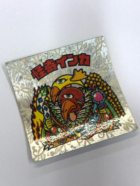 Bikkuriman Sticker Akuma VS Tenshi Front/Back Kaiki Inca Miroku Lotte JAPAN